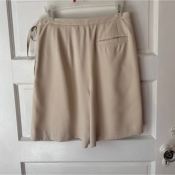 Vintage Liz Claiborne Golf Faux Wrap Skort Neutral Athleisure Preppy Pockets - Picture 11 of 17